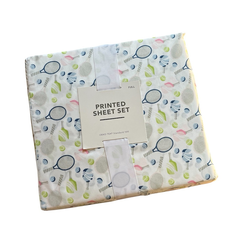 NWT Pickleball Full Sheet Set Brand New